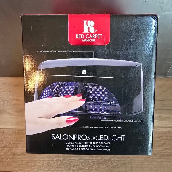 Red Carpet Manicure Salon Pro 5-30 LED Light Curing UV Gel Polish and Nail Gel - Picture 4 of 4